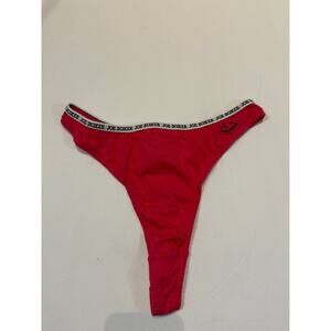 NWOT Joe Boxer Cotton Thong Panty – Red – Size S